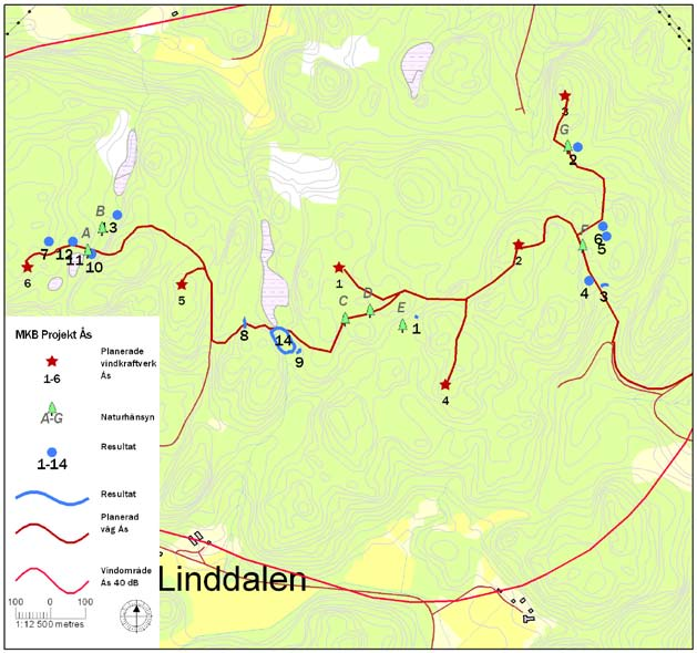 Ill. 8. Resultat från den arkeologiska utredningen och naturvärdesbedömningen. Genom justeringar och hänsynstaganden kommer projektet att kunna genomföras utan att kultur- eller naturmiljön skadas.