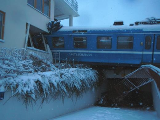 2.4.3 Slutrapport RJ 2014:03 - Olycka på Saltsjöbanan, Stockholms län, den 15 januari 2013. Den 15 januari 2013 kl. 02.23.