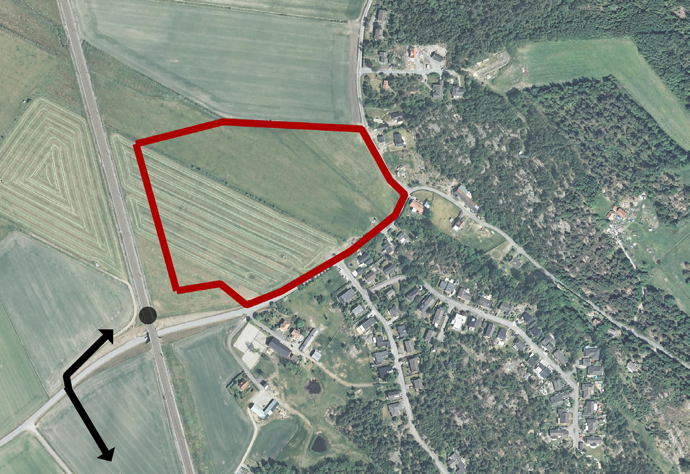 de IV-VII Öster om järnvägen utredningsområde IV-VII På östra sidan järnvägen vid Kläppa finns fyra områden utpekade IV-VII, som utredningsområden.