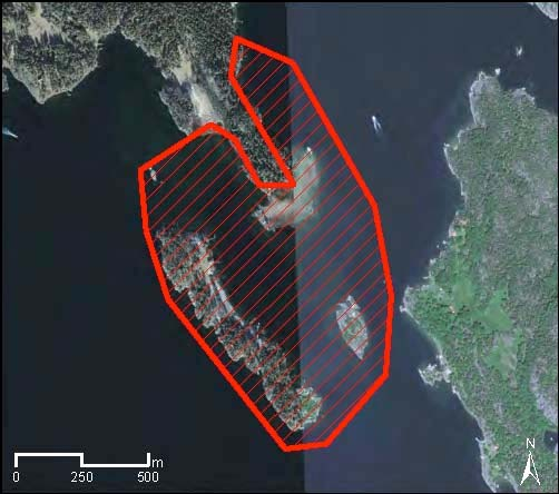 Långholmen-Lindskär A-prioriterat område Häckningsområde för sjöfågel Rastområde sjöfågel Sjöfart Farleder Klass 3, Avsedda för mindre sjöfart, går genom området.