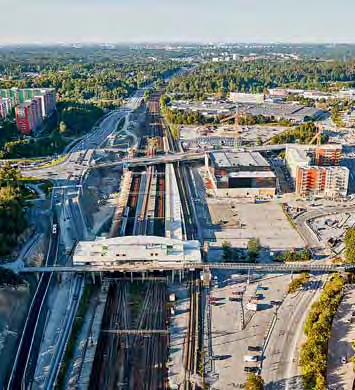 Flemingsbergsdalen kommer att bli en tätbebyggd stad. Ola Bergsten, chef i Skanska för projektutvecklingen av Flemingsbergsdalen.