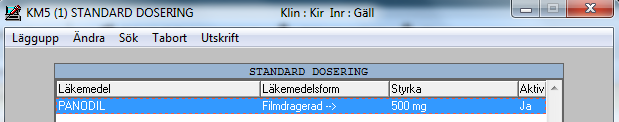 Fält Obligatorisk Vallista nivå 4,5 eller 7. Hänvisning För att ange från vilken klinik varningen kommer (fritext) Ja Ansvarig in Ansvarig vårdgivare Ja KA8 Anv.id Kod för användaren.