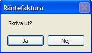 3. När du är klar med justeringarna klickar du på Skapa. Fakturan tilldelas ett nummer och du får en fråga om utskrift. 4.