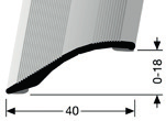 METALLPROFILER Kombilist Profil 247 0-18 x 40 mm Skruvbar Inkl. skruv och plugg Längd 100 cm Art.nr Förp. Borstad stål 122293 10 Silver 122295 10 Sand 122297 10 Guld 127208 10 Längd 270 cm* Art.