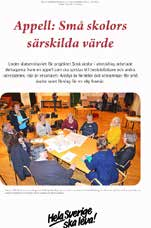 SKOLOR Små skolor i utveckling Projektet Små skolor i utveckling avslutades våren 2015.