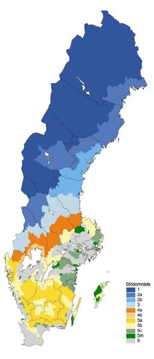 3.2.2 Regler kring fånggrödor Fånggrödan har tagits fram som en metod, främst för minskad kväveutlakning, och ekonomisk ersättning för att odla fånggrödor kan fås i de områden där kväveutlakningen är