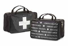 AD CARE FÖRSTA HJÄLPEN Nyhet! 3208. First Aid Home Praktisk första hjälpen-väska av stöttåligt EVA-foam med upphängningsmöjlighet, dubbla dragkedjor och bärhandtag.