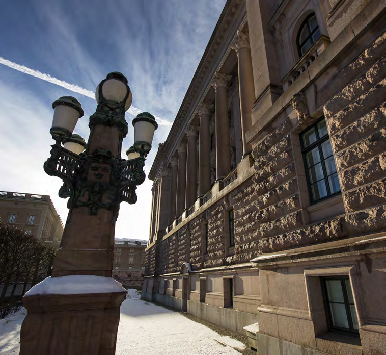 Flera av riksdagens byggnader utgör en central del av det svenska kulturarvet.