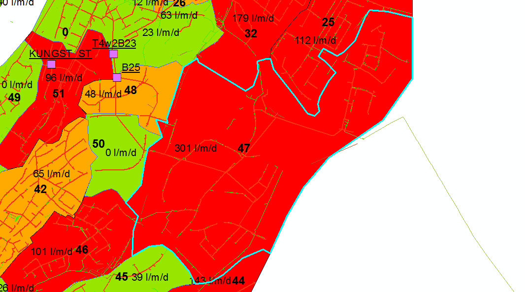 Kostnad för rening av tillskottsvatten 0.