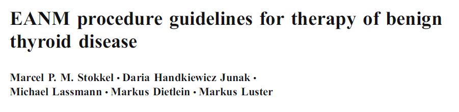 EANM Guidelines