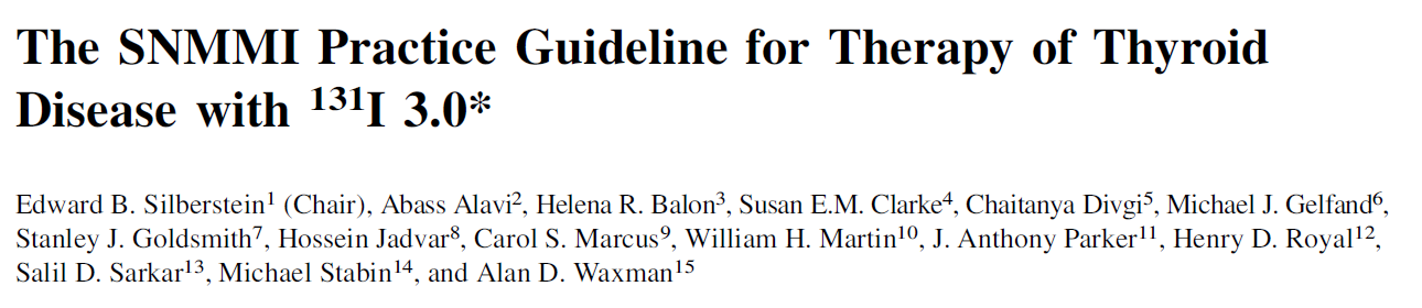 SNMMI Guidelines J