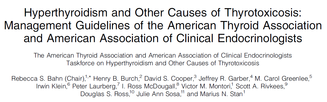 ATA Guidelines Thyroid 2011;