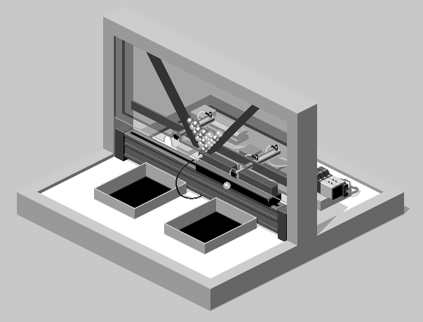 Introduktion till ett modernt styrsystem Kulsortering med PLC Som exempel väljer vi en kulsorteringsutrustning.