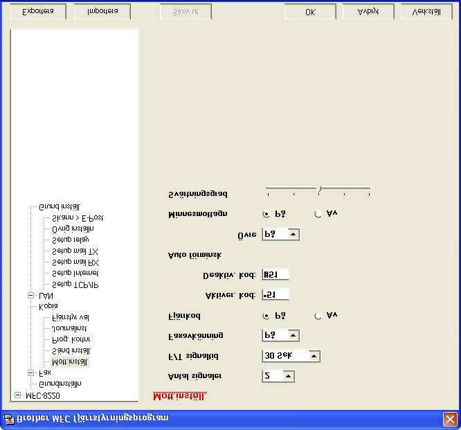 6 Använda MFC fjärrstyrningsprogram (För Windows ) MFC fjärrstyrningsprogram Med hjälp av MFC fjärrstyrningsprogrammet kan du ställa in maskinen med hjälp av datorns grafiska användargränssnitt (GUI).