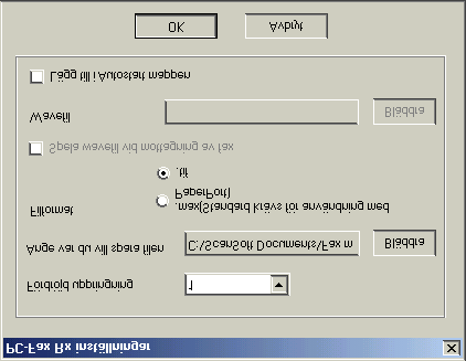 Ställa in PC-Fax på mottagning (Windows 95/98/98SE/Me/2000 Professional och Windows NT WS 4.0) För Windows XP Se Ta emot fax till PC (Windows XP) på sidan 7-21.