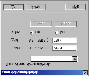 Dokumentstorlek Ställ in formatet på ett av följande alternativ: Letter (8 1/2 11 tum) A4 (210 297 mm) Legal (8 1/2 14 tum) A5 (148 210 mm) B5 (182 257 mm) Executive (7 1/4 10 1/2 tum) Foto 3,5 5 in