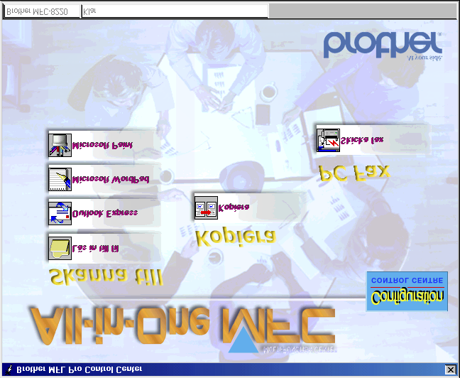 4 Använda Brother Control Center (För Windows 95/98/98SE/Me/2000 Professional och Windows NT WS 4.0) Om du använder Windows 2000 Professional eller Windows NT 4.