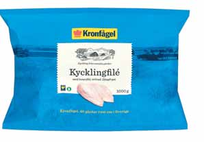 24)=S 69k/st FÄRSKA KORVAR Nyhléns Hugosons. Välj mellan Chorizo och Salsiccia. 240 g. Jfr-pris 103:75/kg KYCKLINGFILÉ Sverige/Kronfågel. Fryst. 1000 g. 3 FÖR 22k 49)= /st 5 FÖR 45k FÄRDIGMAT Felix.