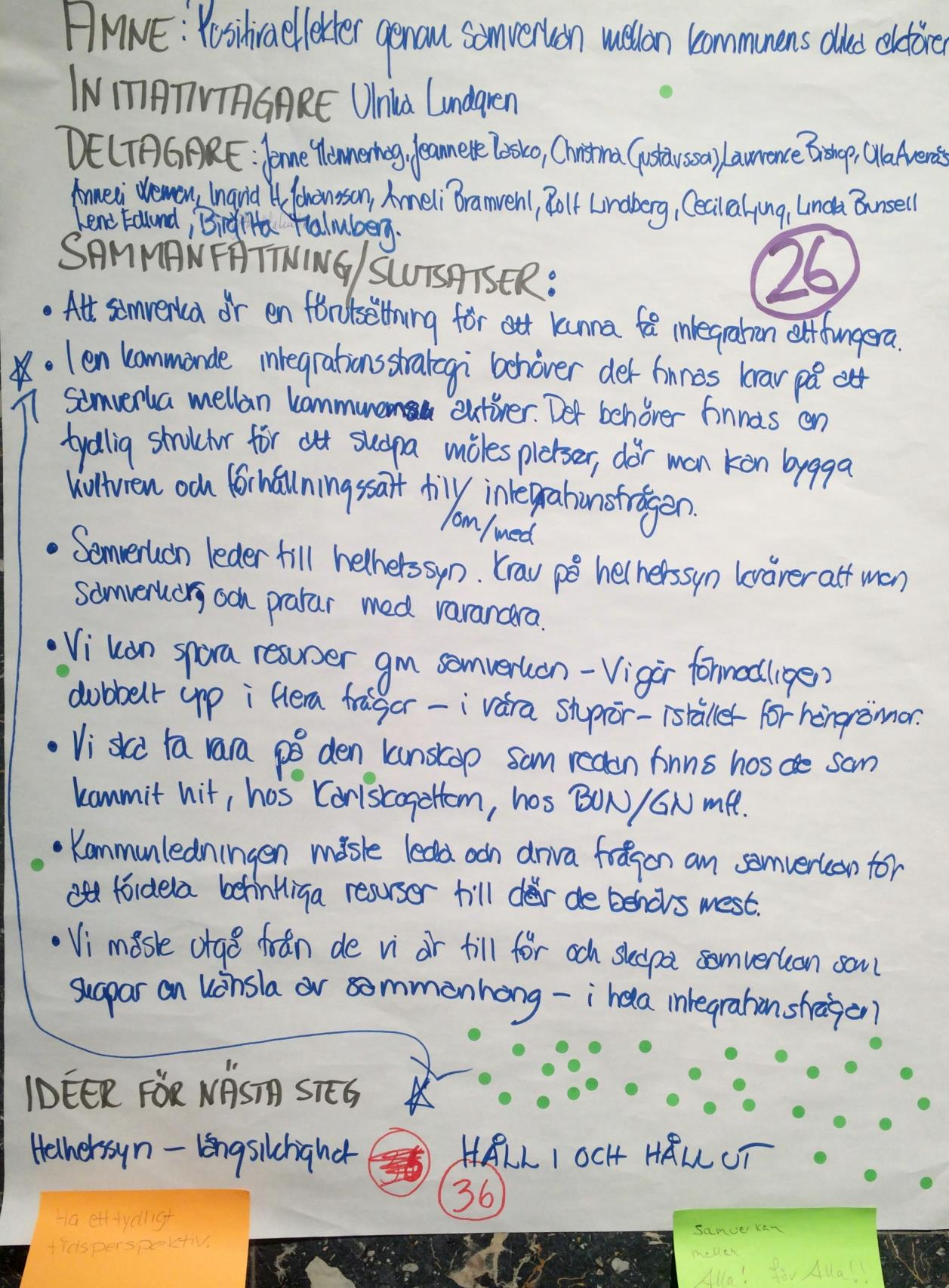 3.26 Positiva effekter genom samverkan mellan kommunens alla