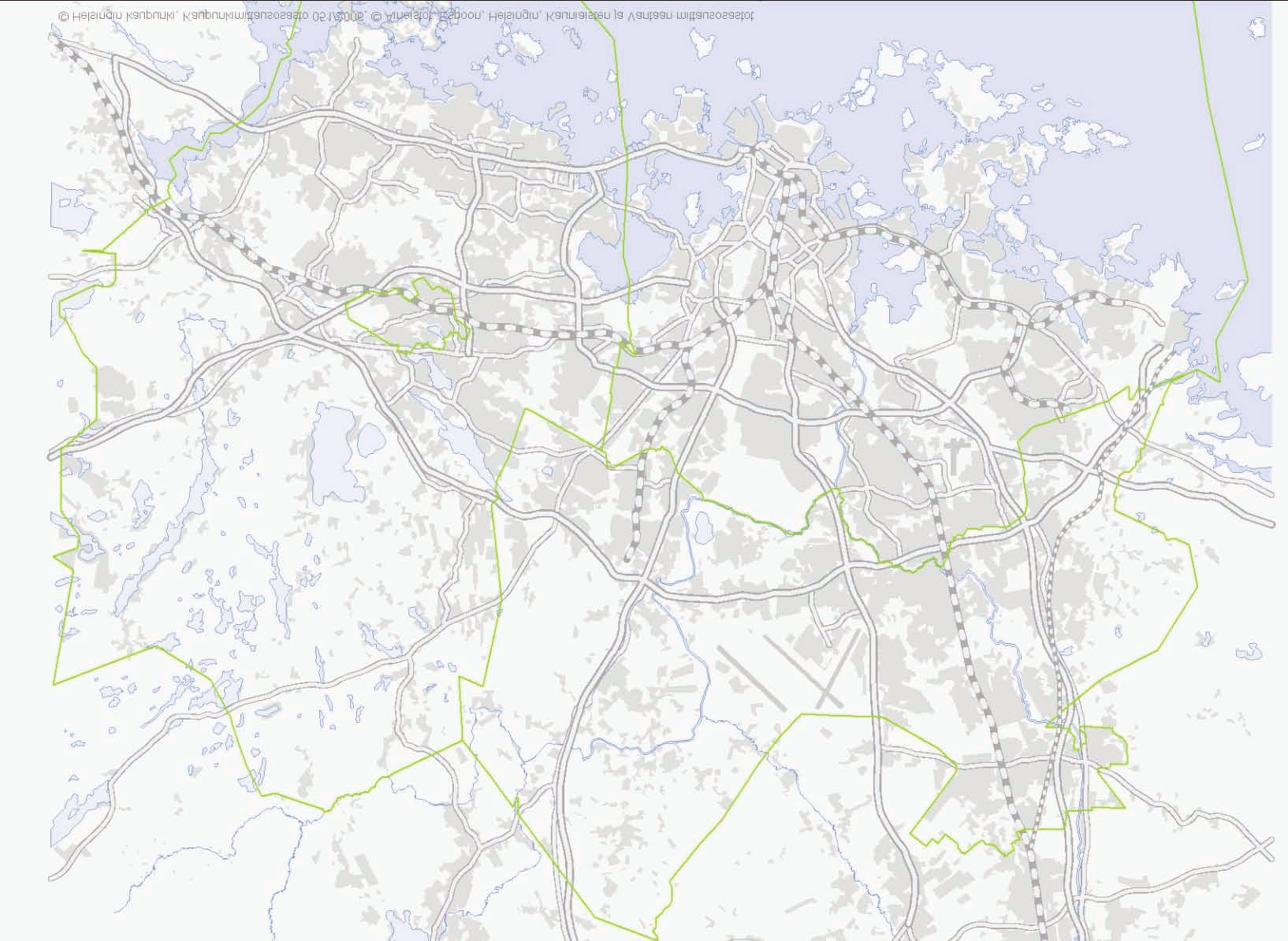 4 Alternativ för projektet 4.1 Degerö spårtrafikprojekt i det regionala trafiksystemet Den planerade nya spårförbindelsen till Degerö skulle sammanbinda en stor stadsdel med regionens spårnät.