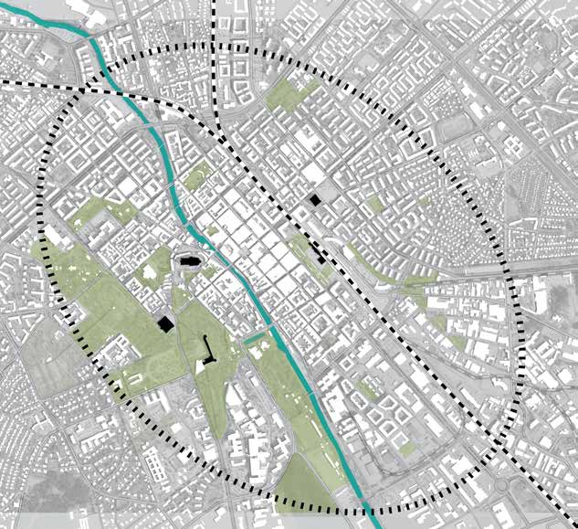 Områdets avgränsning Innerstaden, centrala staden, stadskärnan eller centrum? Det finns många namn för det som är stadens mittpunkt där många människor rör sig för att ta del av ett stort utbud.