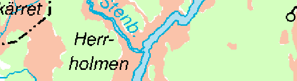 Område 3. Stenbäcksholmarna Inventeringsområde Nationalparksgräns W N E 100 0 100 200 Meters S Tabell 3. Lavar och vedsvampar som påträffats i området.