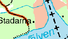 Område 16. Torrön Inventeringsområde Nationalparksgräns W 300 0 300 600 Meters S N E Tabell 16. Lavar och vedsvampar som påträffats i området.