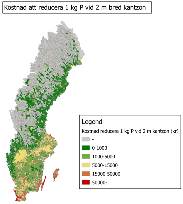 5.15 Stödsökt skyddzonsarea år 2005 (ha) o Samtliga