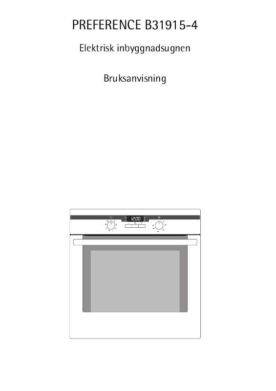 Du kan läsa rekommendationerna i instruktionsboken, den tekniska specifikationen eller installationsanvisningarna för AEG- ELECTROLUX B31915-4-M NORDIC R.