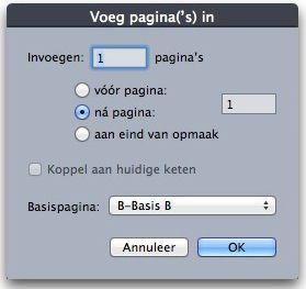 DOKUMENTKONSTRUKTION den högra sidan och sedan på textblocket på den högra sidan. Textblocken på de här två mallsidorna är nu länkade till den automatiska textkedjan.