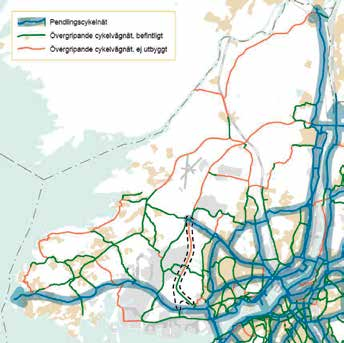 Linje 179 Linje 148 Linje 141 Linje 22 Cykelprogram för en nära storstad, 2015-2025, och 36 se figur 2.3:3.