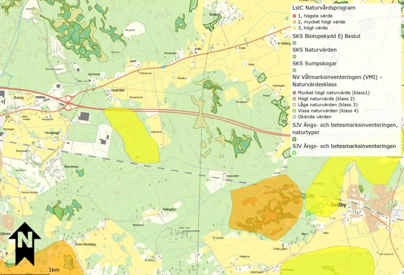 3. Miljöförutsättningar Landskapsanalys Befintlig markanvändning