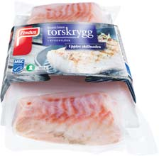 BRA VAL FÖR HELA FAMILJEN. F jмi ag för hлa вck. Grön r för brå g. 49)= /st 20k/st TORSKRYGG Findus. Fryst. 450 g. Jfr-pris 110:89/kg. Latin: Gadus morhua. FÄRSK HACKAD GRÖNSAKSMIX Sverige/Coop.