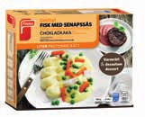 I denna maträtt har vi förutom fina råvaror även tillsatt protein i både varmrätt och dessert. En välsmakande och läcker måltid som ger det lilla extra!