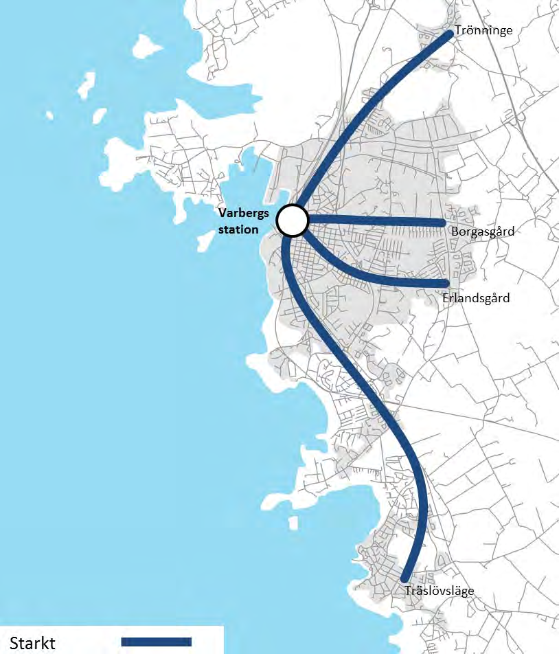 Kungsbacka I juni 2015 infördes ett nytt linjenät i Kungsbacka med två genomgående huvudlinjer som följer principen om rakare och snabbare körväg.