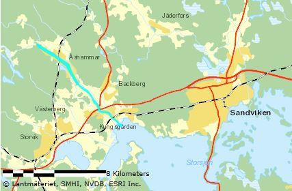 Vid mätning av grundvattennivåer i området kring vattentäkten 2009-2010 låg grundvattenytan ca 5-9 m under markytan, beroende på topografin.