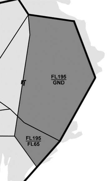 6.3.1 Sektor W I sektor W finns huvudsakligen startande trafik från Arlanda (se även Avsnitt 6.4) (Dervic & Rank, 2015; Rydin, 2013).