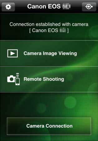 Hantera kameran med hjälp av en smartphone Du kan använda en smartphone med appen EOS Remote för att visa bilder som är lagrade i kameran och fotografera med fjärrstyrning.