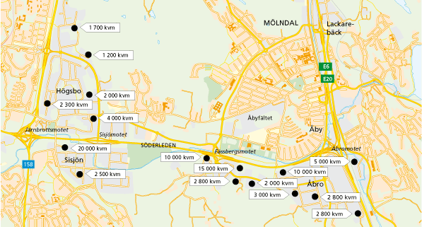 Pågående projekt och byggrätter Pågående projekt 1 mdr Byggrätter 800 tkvm Projekt ny- till och ombyggnationer har vid sidan av förvärv kommit att bli en allt viktigare del i Castellum.