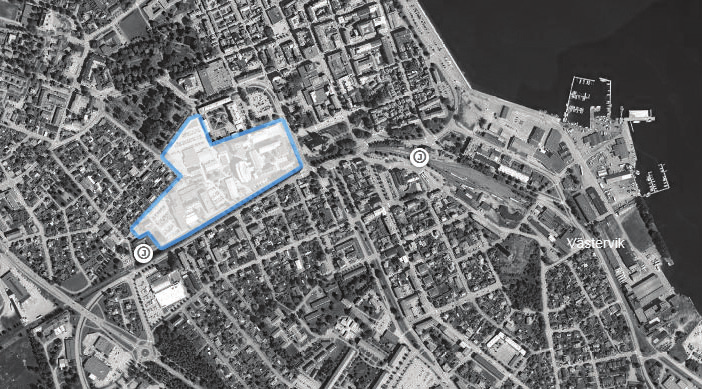 Förutsättningar Reimersholm Avd. för LRV-vård (Gertrudsvik) Västerviks centrum Öppenvårdsmottagningen (Nygatan) Stationen N Allén (trafik från E22) Ellen Keyskolan Kyrkogård Sjukhusområdet, kv.