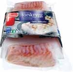 BRA VAL FÖR HELA FAMILJEN. F jмi ag för hлa вck. Grön r för brå g. 49)= /st 20k/st TORSKRYGG Findus. Fryst. 450 g. Jfr-pris 110:89/kg. Latin: Gadus morhua. FÄRSK HACKAD GRÖNSAKSMIX Sverige/Coop.