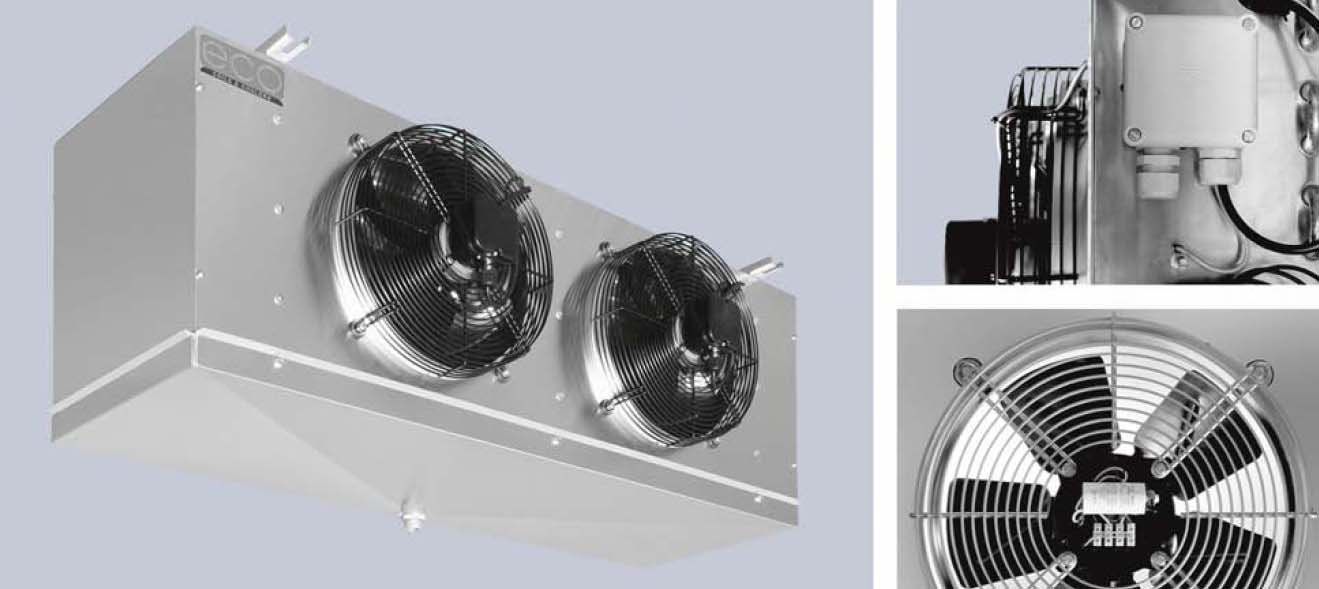 Effektområde 0,7 57 kw CTE är kompakta enheter speciellt framtagna att användas i rum för lagring av färska och frysta produkter.