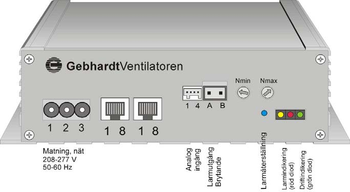 EKE 05-0018-5E-IA EKE 05-0040-5E-IA (Bild: EKE 05-0018-5E-IA ) Extern styrrenhet för elektroniskt kommuterbara EC-Motorer (endast RDA 31-.