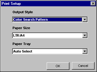 SPOT-ON 71 7 Välj rätt inställningar i menyerna Output Style (Utskriftsstil), Paper Size (Pappersstorlek) och Paper Tray (Pappersfack).
