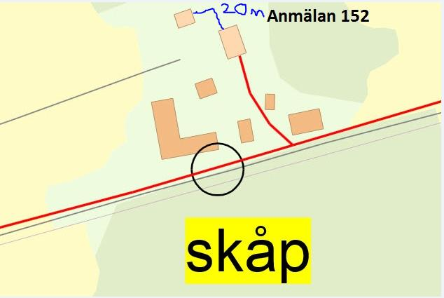 Anslutningsavtal Viktigt, om du har en sidoanslutning Rita in hur du tänkt gräva mellan