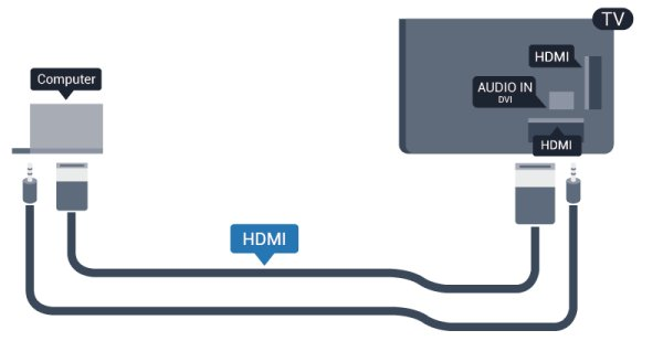 Om din videokamera bara har en Video- (CVBS) och Audio L/R-utgång använder du en Video Audio L/R till SCART-adapter för att ansluta till SCARTanslutningen.