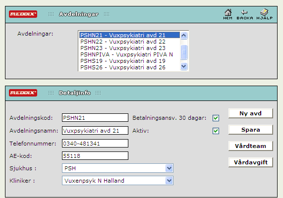 Ekonomifält Meddix är integrerat till Region Hallands ekonomisystem MEA.