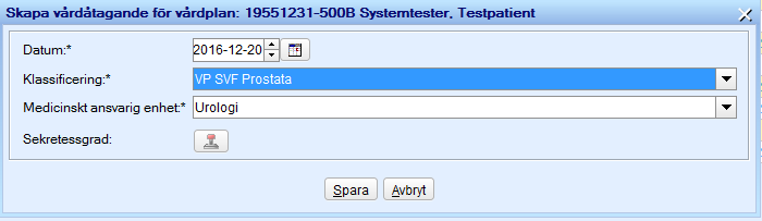 Sidan 2 av 8 Dokumentation Start av VP