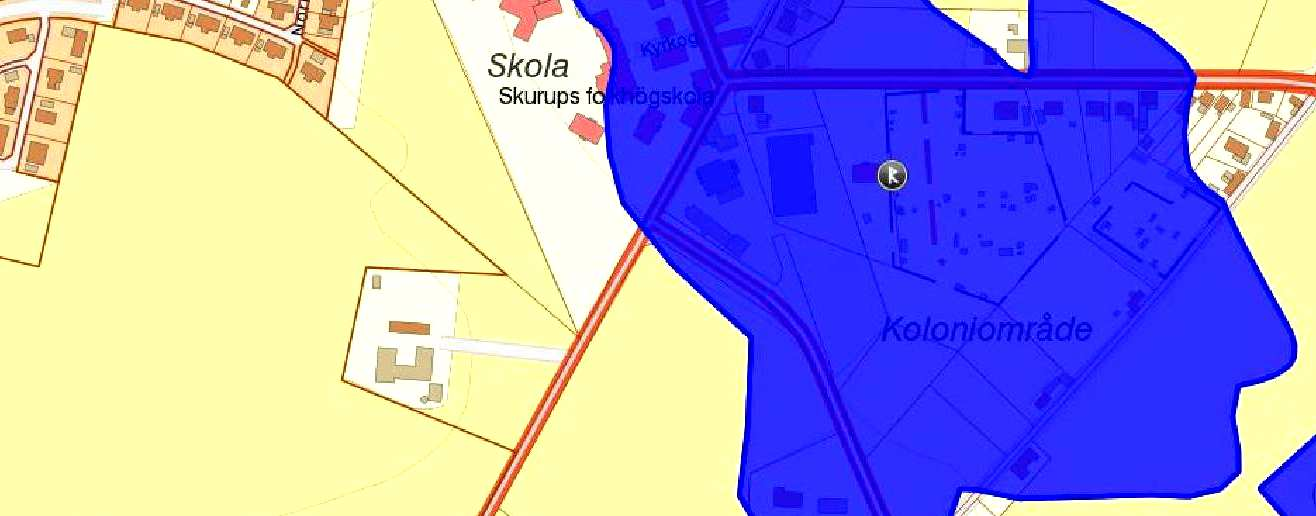 Motiven för bevarande är följande: Skurups kyrkbys roll som centralort visas bland annat med kyrkan, prästgården och skolorna.