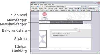 1 Externt webbgränssnitt för sökning I DiVA finns ett lokalt anpassat publikt webbgränssnitt där det egna lärosätets publikationer kan sökas samt en gemensam ingång för alla deltagande lärosäten